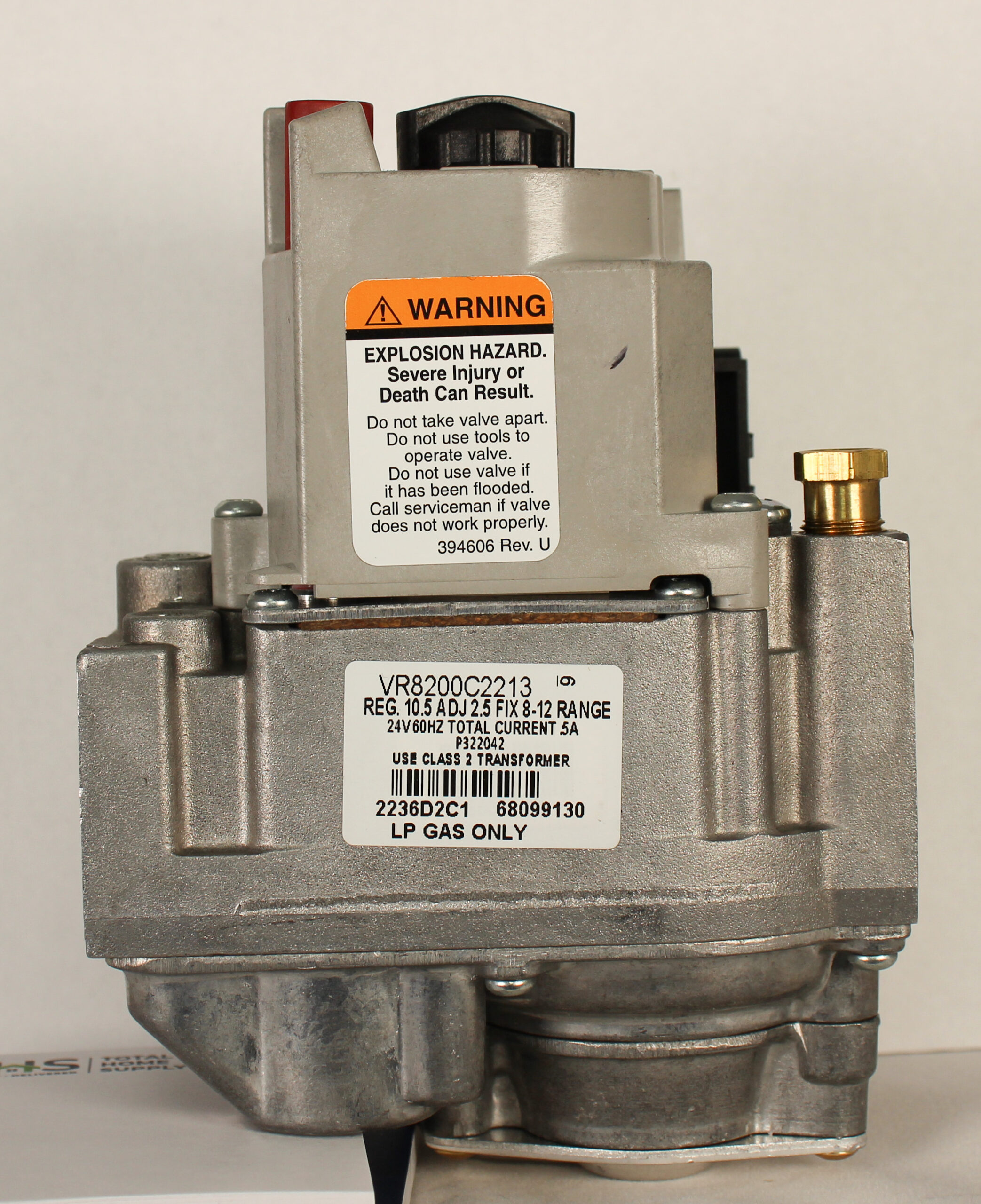 Williams Furnace Company P322042 Gas Valve Assembly for LP Forsaire Furnaces