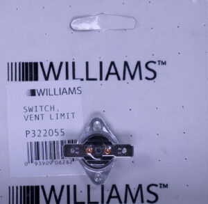Williams Furnace Company P322055 Vent Safety Switch