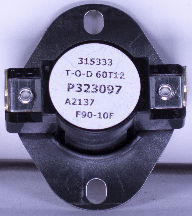 Williams Furnace Company P323097 Fan/Heat Sensor Switch for Blowers 2901 and 2907