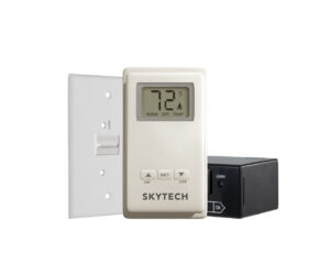 Williams Furnace Company P332491 Wireless Digital Wall Thermostat for Monterey, Direct Vent Gravity and Console Hearth Heaters by Skytech